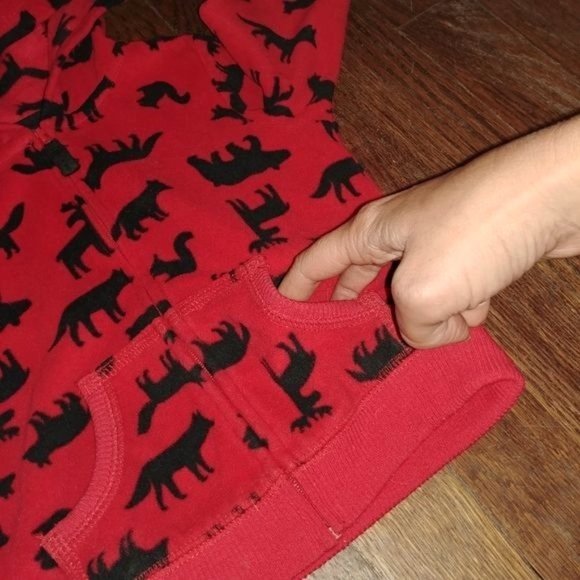 Carter's The Children's Place Fleece Woodland Creature Sweater Jeans Bundle Baby - Picture 3 of 11